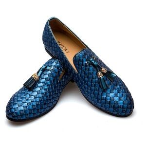 NWOB Jitai Woven Loafers with Tassels